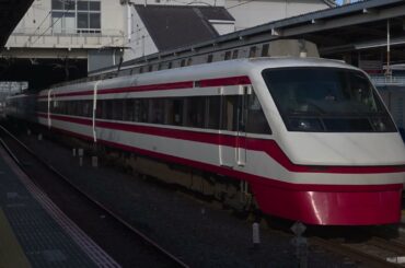 【特急のすれ違い】東武200系200型りょうもう207F 特急りょうもう16号 浅草行・東武N100系N101F 特急スペーシアX909号 東武日光行 東武動物公園出発・通過【4K HDR】