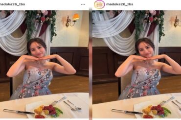 B1- 「瑞希先輩!ご結婚おめでとうございます」 堀田茜のドレス姿 公式SNSが祝福オフショ投稿