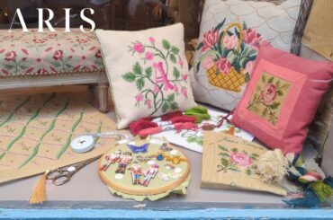 パリの手芸屋さん巡り5軒、テキスタイルツアーに参加しました。フランス刺繍、リボン、レース、歴史を辿る旅 Paris vlog