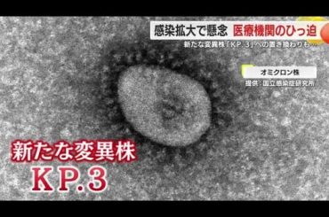 【新型コロナ】新変異株KP.3で重症患者の増加を懸念　医師「60歳以上が多くワクチンの効き悪い」静岡