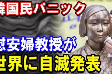 【激震】K国で大パニック！慰安婦教授が衝撃の発表！