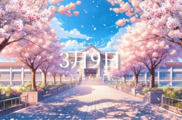 【3月9日／レミオロメン】アンサーソング『旅立つ君へ』〜先生からの手紙〜