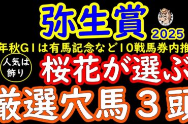 弥生賞2025桜花が選ぶ厳選穴馬３頭！皐月賞トライアルでは馬柱の綺麗な馬に人気が集まりやすいが昨年のコスモキュランダのように今年は隠れた実力馬が多く無視できない穴馬とは？