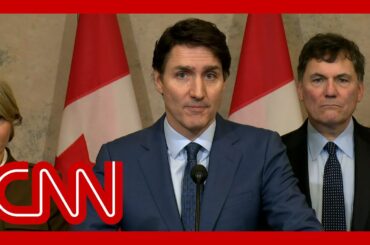 Watch Trudeau speak directly to Trump during blistering speech