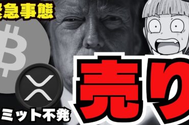 【💀下落】仮想通貨サミット不発で下落。ビットコインの運命は？／XRPが今後期待される理由！