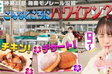 【大友花恋in湘南】こんなところでハワイアン!? 幻のフリフリチキン      〈ロコレコ〉ekinote×湘南モノレールの旅