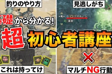 【ワイルズから始める人へ】ガチ初心者向け！初歩から分かる超基礎講座！/釣りやマルチプレイマナーについても解説【モンハンワイルズ】