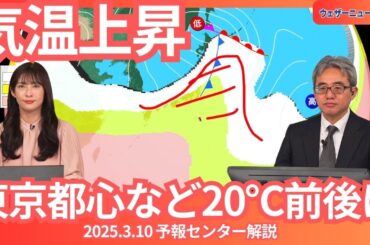 【気温】週中頃は気温上昇 東京都心など20℃前後に ウェザーニュース予報センター解説
