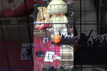 バスケでスリーポイント入れたら景品GETのクレーンゲーム#クレーンゲーム