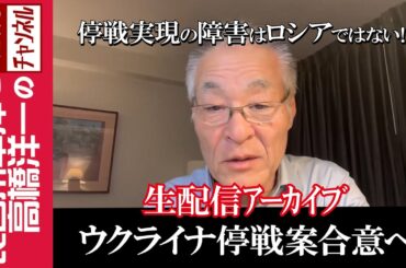 【ウクライナ停戦案合意へ】『停戦実現の障害はロシアではない！？』
