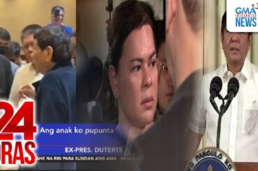 24 Oras: (Part 1) Pagbiyahe kay FPRRD sa Netherlands; VP Duterte, lumipad na rin..., atbp.