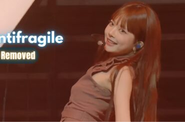 LE SSERAFIM (르세라핌) "Antifragile" (MR REMOVED) at CDTV LIVE! LIVE THANKS! [250308]