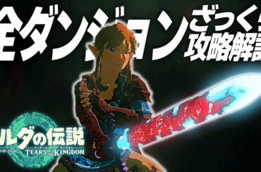 オールダンジョンを制覇する方法をざっくり攻略解説【ゼルダの伝説 ティアーズ オブ ザ キングダム】