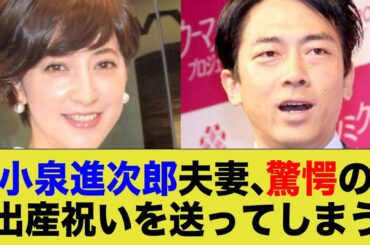 小泉進次郎・滝川クリステル夫妻、信じられない出産祝いを送ってしまう