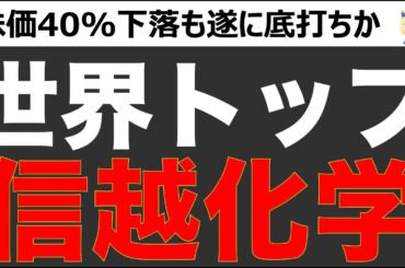【仕込み時】信越化学が底打ち！株価下落理由と割安で買い時の可能性を紹介