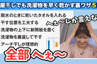 【岡本結子リサ】結子ちゃんのリアクションが全部「へぇ～」【ウェザーニュース切り抜き】