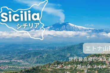 【イタリア・シチリア 5泊6日で島一周】エトナ山麓で世界最高峰のピスタチオと超人気ドンナフガータのワイナリーへ |Sicily, Italy, road trip