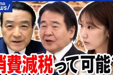 【消費税】立憲は減税を提案？食料品は0%案？本当に実現できる？なぜいま？財源は？｜アベプラ