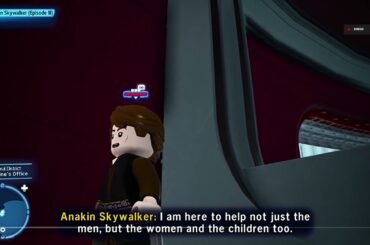 Anakin Skywalker: I Am Here To Help Not Just The Men But The Women And The Children Too.