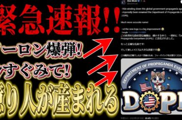 イーロン爆弾発言！！とにかく急いでシバコインの再来銘柄爆誕！！！！