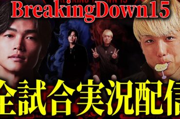BreakingDown15全試合実況配信 【ブレイキングダウン15】