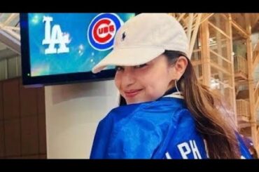 中条あやみ　ビール片手にMLB観戦「楽しかった」ドジャースジャケットコーデも披露 Japanese sports