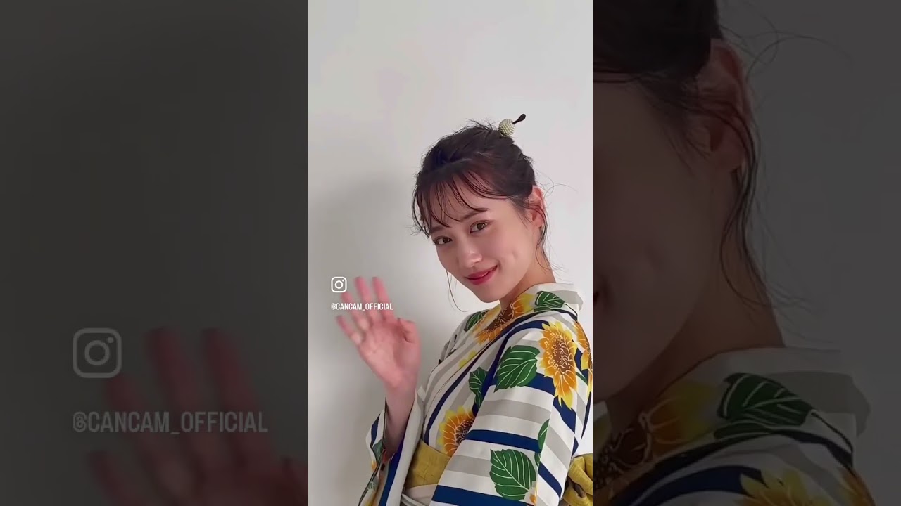 山下美月・中条あやみ・めるるの撮影舞台裏　#cancam #shorts