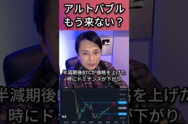 アルトコインバブルもう来ない？#仮想通貨 #暗号資産