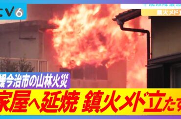 「飛び火するなんて」 今治の山林火災 家屋への延焼も… 鎮圧の見通し立たず 県内で平成以降最悪の被害 愛媛