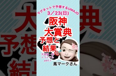 2025/03/23 阪神大賞典予想と結果　サンライズアース強い　マグネット競馬予想UMAJO 馬マークさん🧲