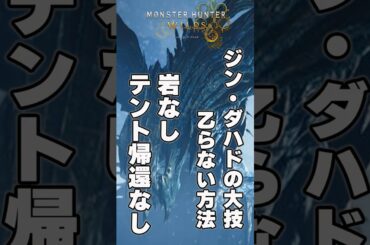 モンハンワイルズのジン・ダハドの大技を耐える方法 ジン・ダハド攻略 #モンスターハンターワイルズ #MHWilds #shorts