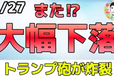 トランプ大統領がまた言ってしまいました！【【3/27 米国株ニュース】