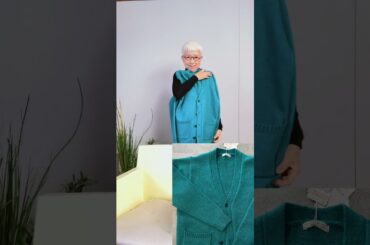 #shortsしまむらで美し発色ニットを見っけ！オトナ買い！ #60代のおしゃれ #70代おしゃれ＃シニアファッション＃シルバーヘア