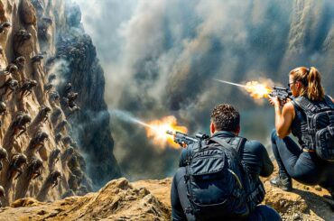 【映画紹介】2人のエリートスナイパーが隠された谷を守っているが、峡谷にある秘密の政府研究所から変形した人間が脱走して攻撃してくる。