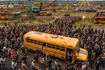 【映画紹介】楽しい学校旅行が、生徒と先生がバスの中に閉じ込められ、飢えたゾンビの容赦ない群れに囲まれたことで、恐ろしい方向に変わる。