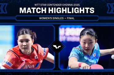 Honoka Hashimoto vs Miwa Harimoto | Match Highlights | #WTTChennai 2025