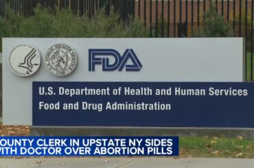 NY clerk refuses fine for doctor accused of prescribing abortion pills