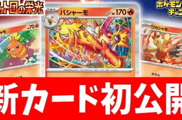 【初公開】ベンチも同時に狙えるバシャーモが新登場！アチャモとワカシャモも紹介するよ！【ロケット団の栄光/ポケカ/ポケモンカード】