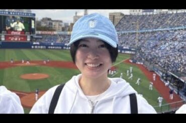 31歳人気女優　DeNA開幕戦を生観戦　キャップ被った満喫ショットに「勝利の女神、降臨だね」の声[Azami