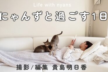 にゃんずと過ごす１日〜”撮影/編集 貴島明日香”