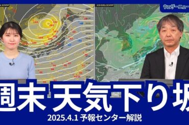 【雨情報】週末は再び天気下り坂　日曜は雨か