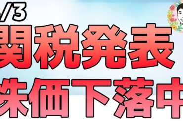 【超速報】アフターマーケットで株価大幅下落中！イーロンDOGE辞めるってよ！【【4/3 米国株ニュース】