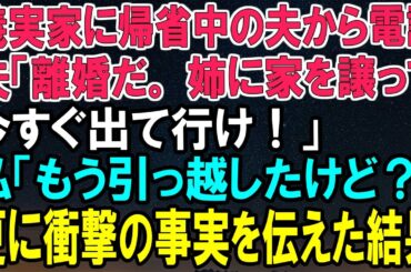 【スカッとする話】夫の突然の離婚宣言に衝撃！義実家で帰省中に告げられた、信じられないほどの事実が明かされる！【スカッと】