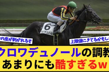 【悲報】クロワデュノール、皐月賞2週前追い切りで大幅に遅れてしまうwww