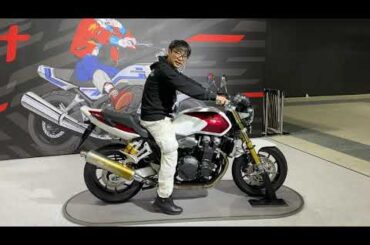ダレノガレさんの愛車HONDA CB1300SFは隙のない完璧な一台　名古屋モーターサイクルショー