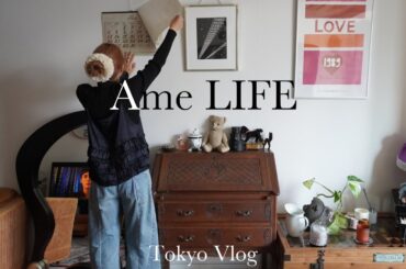 vlog｜春の模様替えと新しい家具🪑🌸｜編み物と、新生活気分でごきげんに過ごす日常｜room  make over