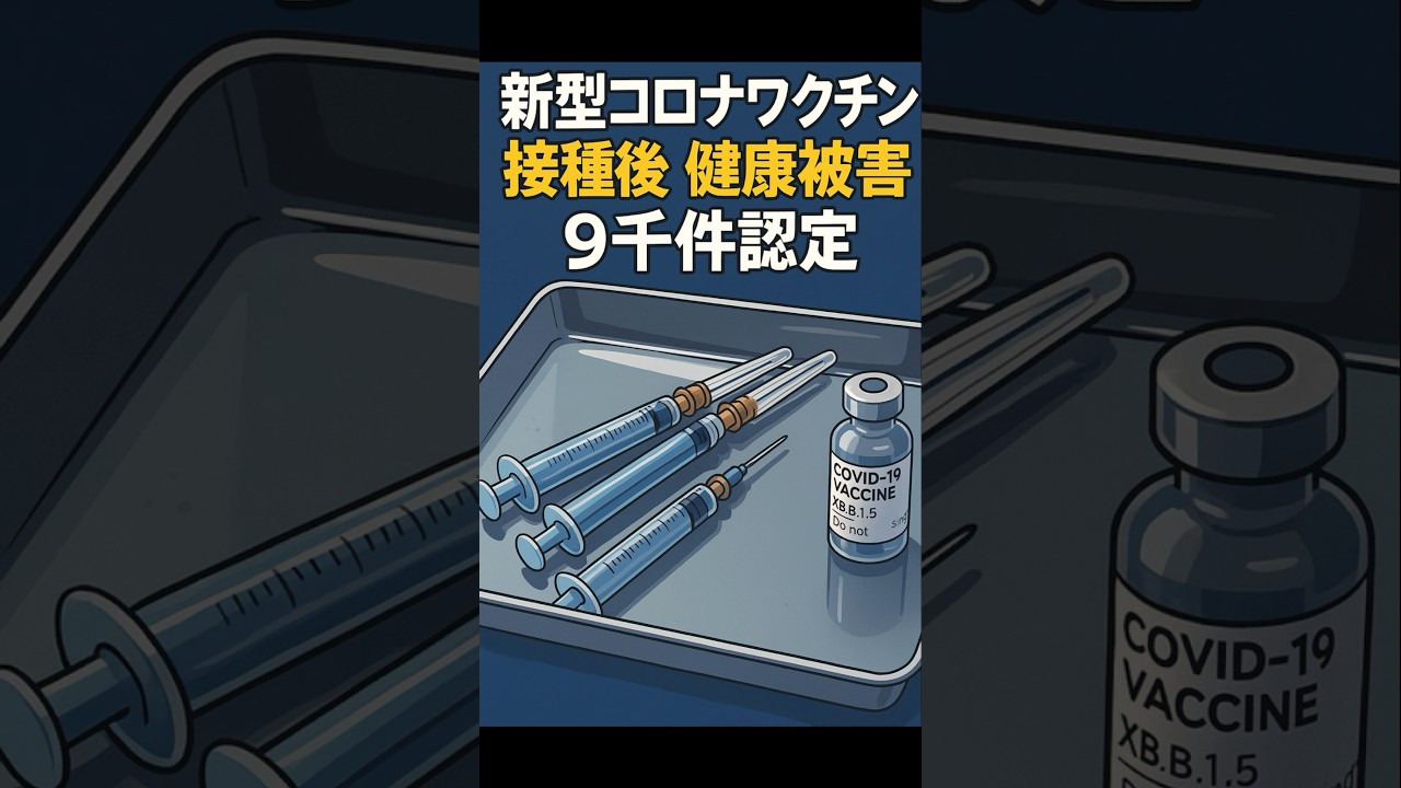 「新型コロナワクチン」接種後健康被害9千件認定 #shorts 「新型コロナワクチン」接種後健康被害9千件認定 #shorts
