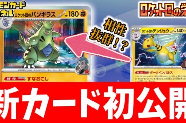 【初公開】ダメカンのせまくりなロケット団のバンギラスが新登場！ロケット団のデンリュウとの相性も抜群！？【ロケット団の栄光/ポケカ/ポケモンカード】