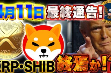 【警告】仮想通貨市場が4月11日に激変！BTC・XRP・SHIBの未来は？アメリカ規制強化で次に爆益を狙う新興国を完全予測【2025年最新版】（BTC、XRP、SHIB）