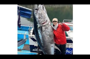 【片原恵麻】　「クロマグロ 318.5㌔!!!」「姿が見えた瞬間には感情があふれて、思わず涙が出てしまって」「ロマンを改めて感じた」　大物釣り上げ笑顔　TBSの取材にコメント